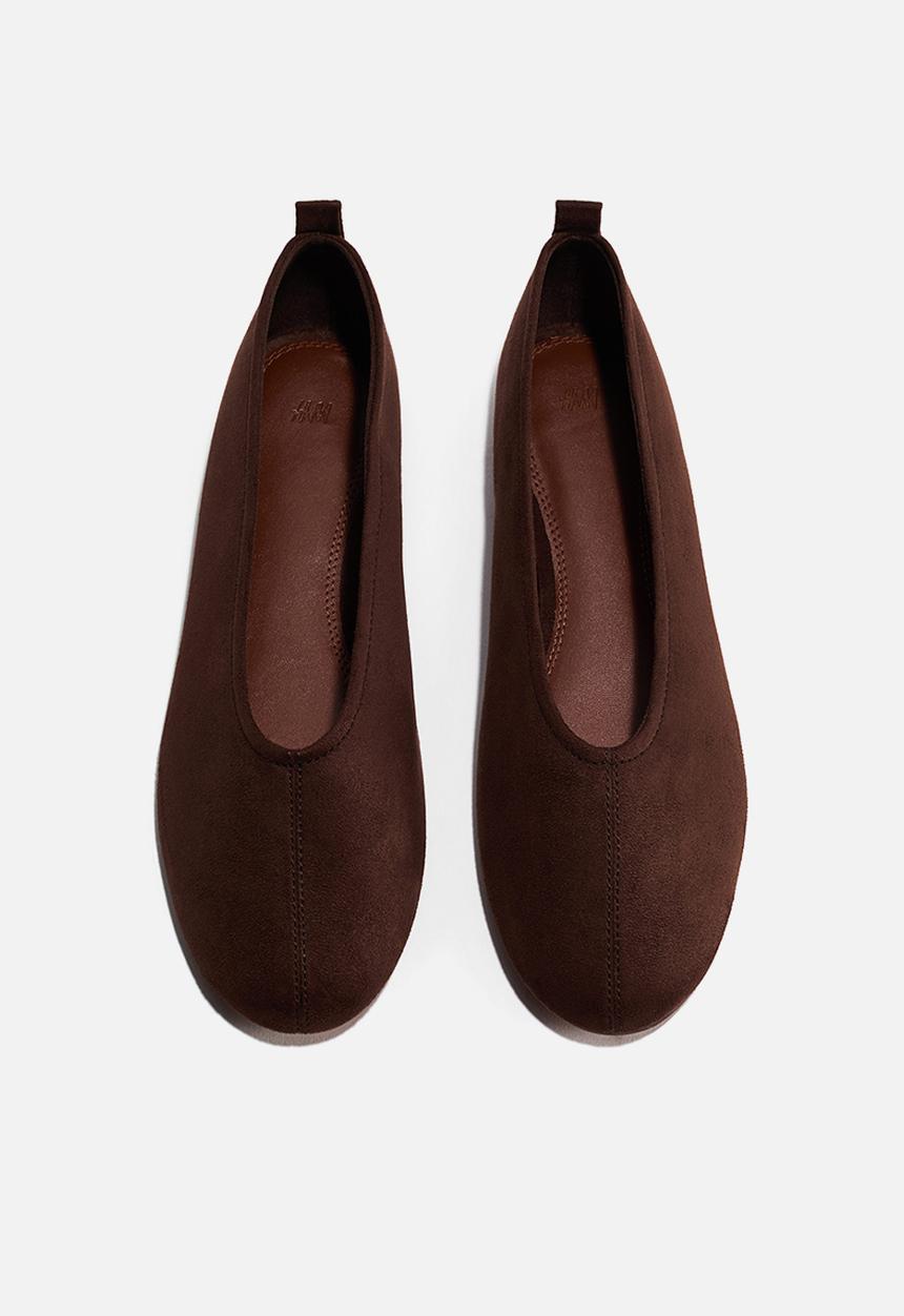 H&M - Ballet pumps - dark brown