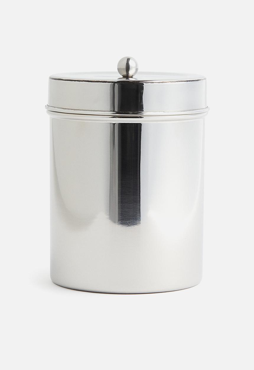 H&M - Stainless steel canister - silver-coloured