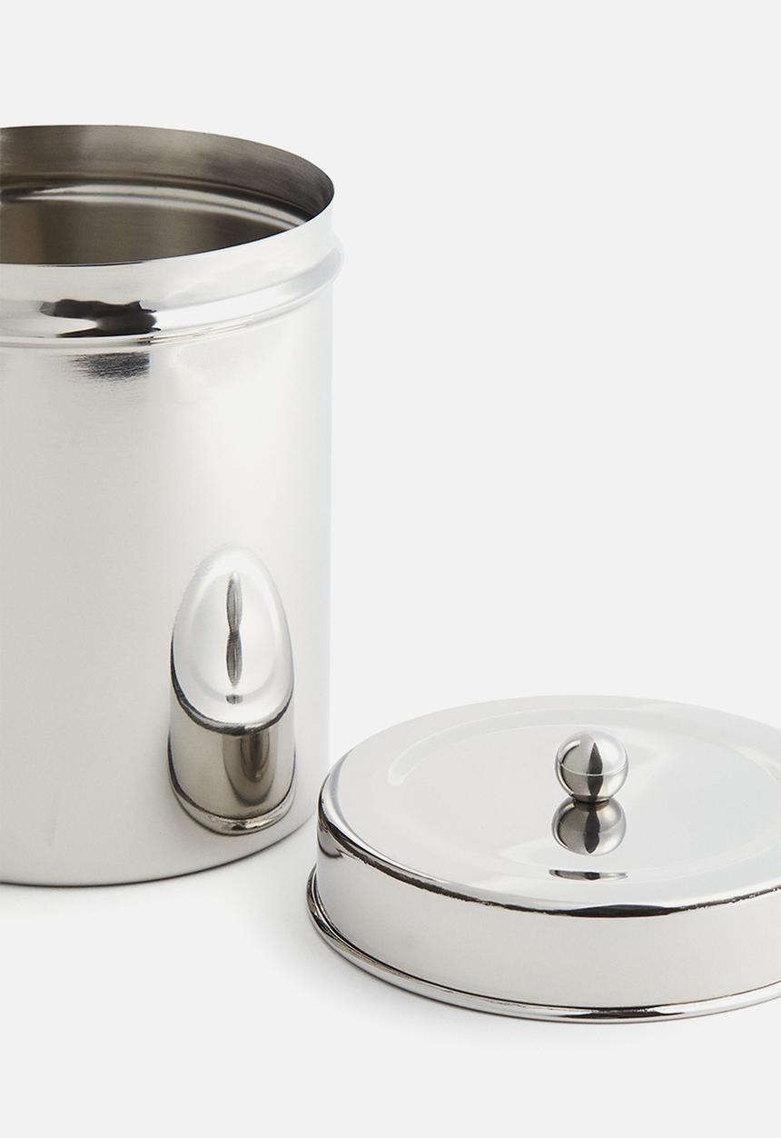 H&M - Stainless steel canister - silver-coloured
