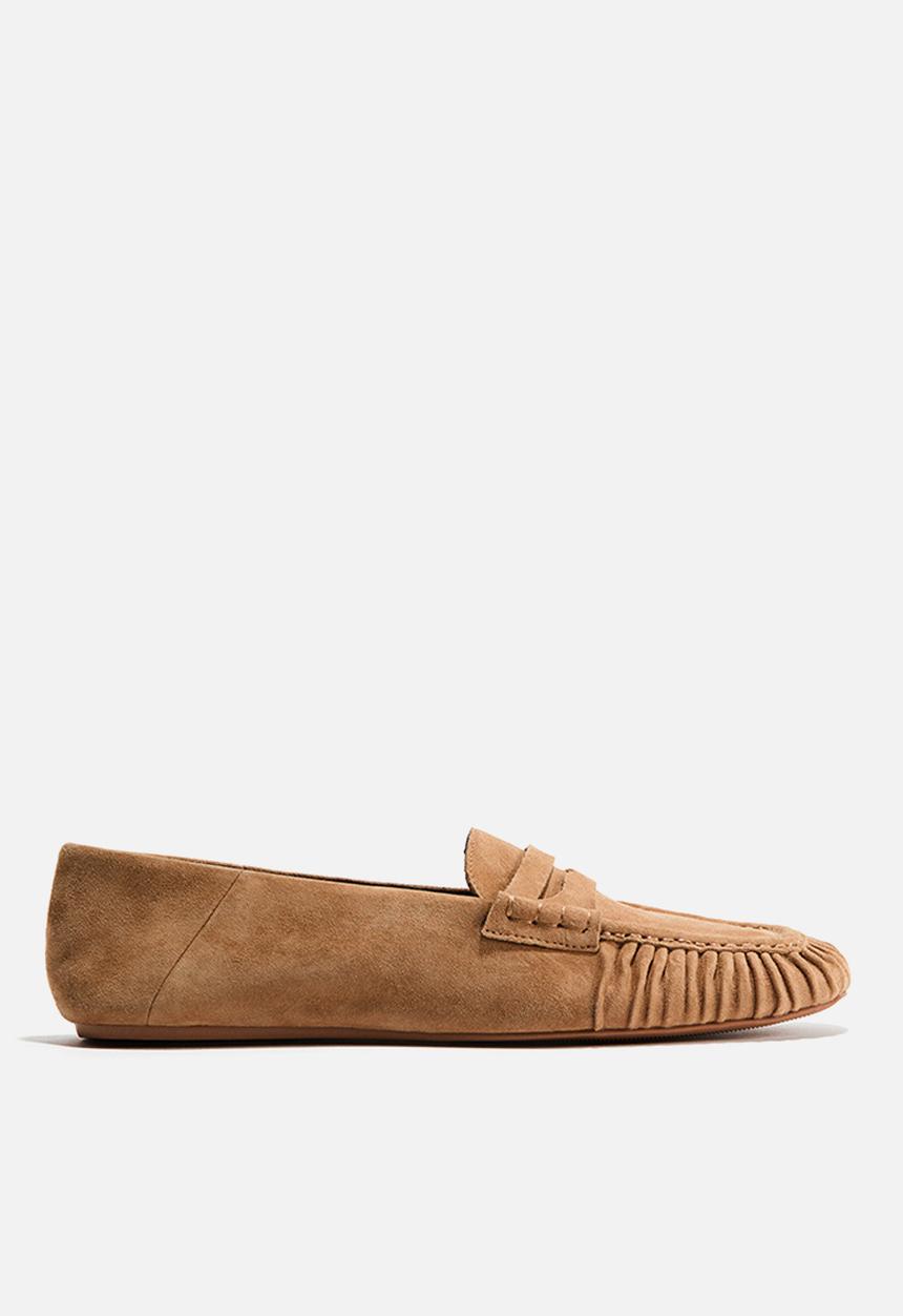 H&M - Leather loafers - beige