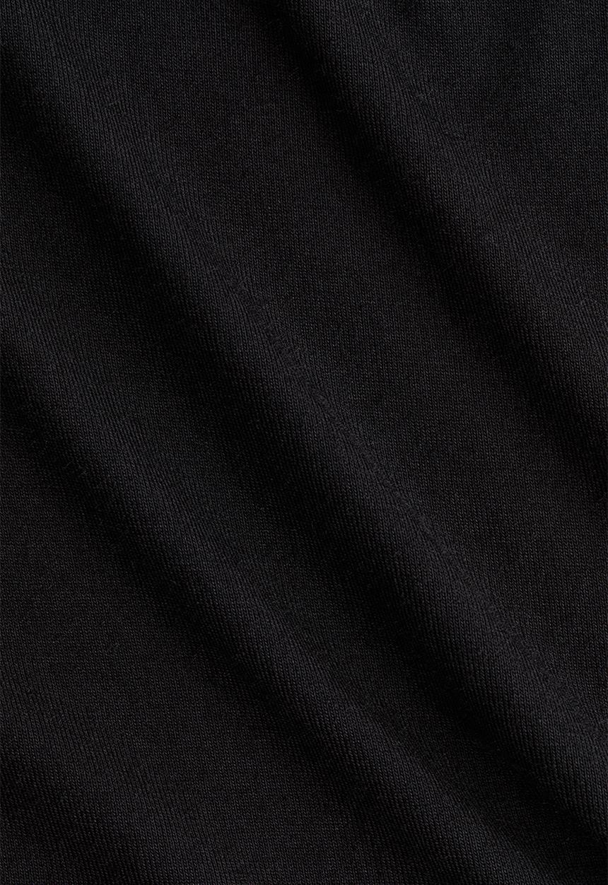 H&M - Draped viscose top - black
