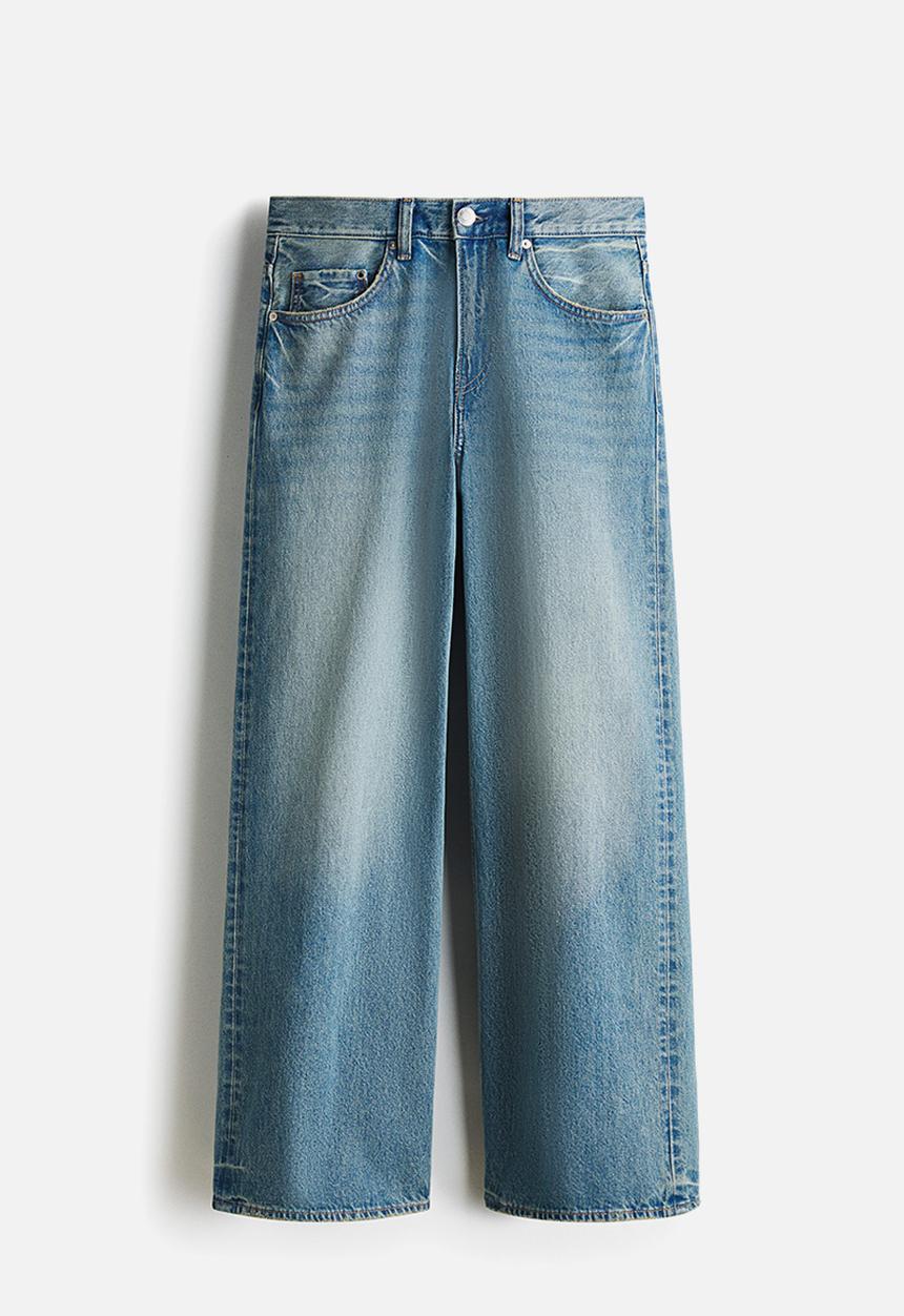 H&M - Wide jeans - light denim blue