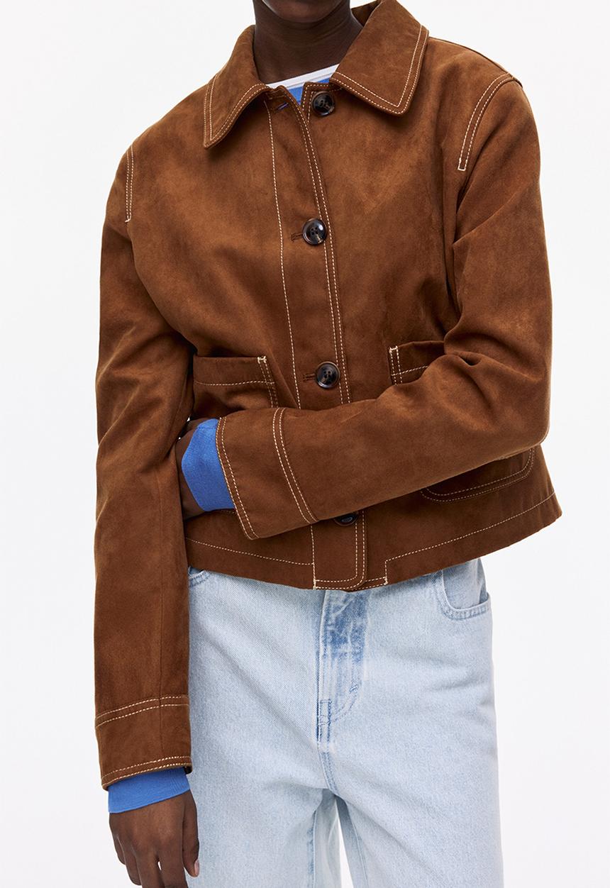 H&M - Short jacket - dark beige