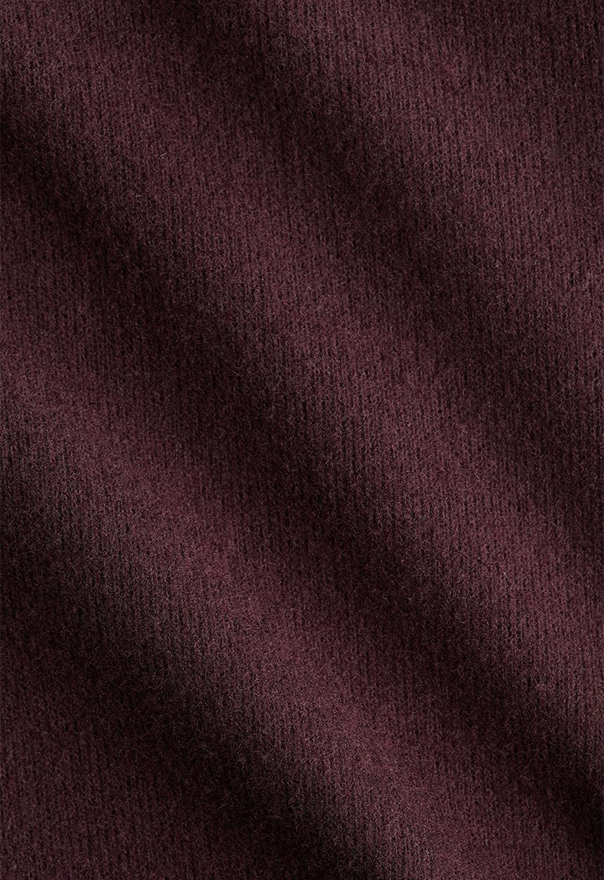 H&M - Waisted top - plum red