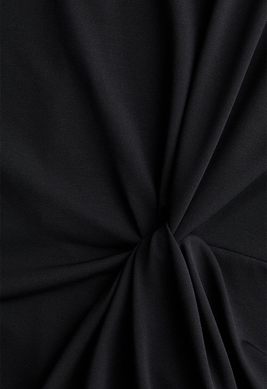 H&M - Twist-detail top - black