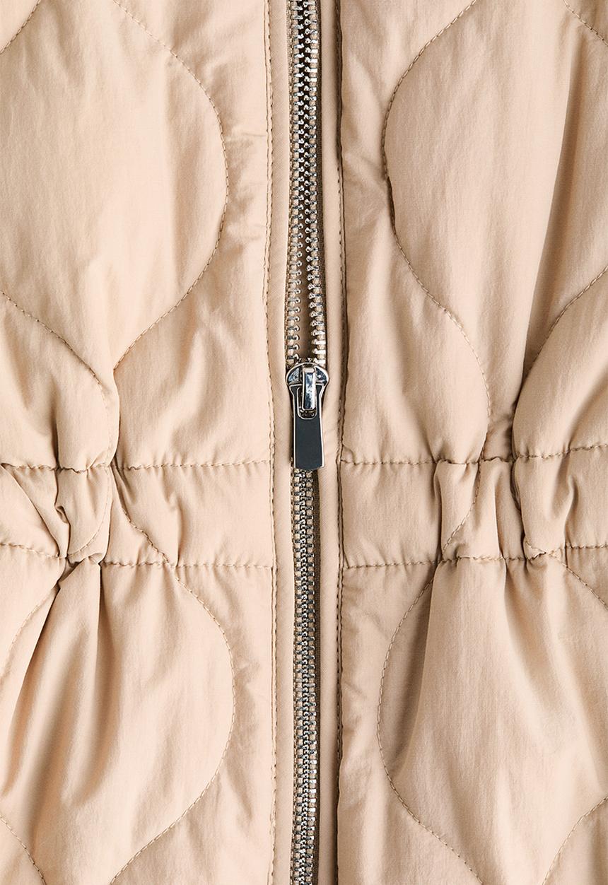 H&M - Thermolite quilted jacket - light beige