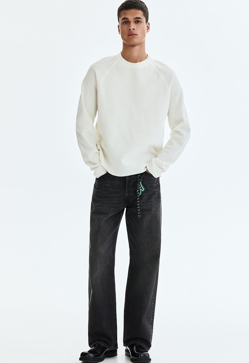 H&M - Loose jeans - denim black