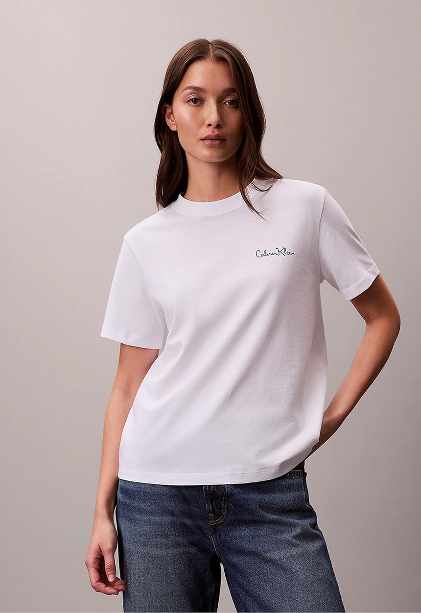 Calvin Klein - Short sleeve classic graphic tee - brilliant white