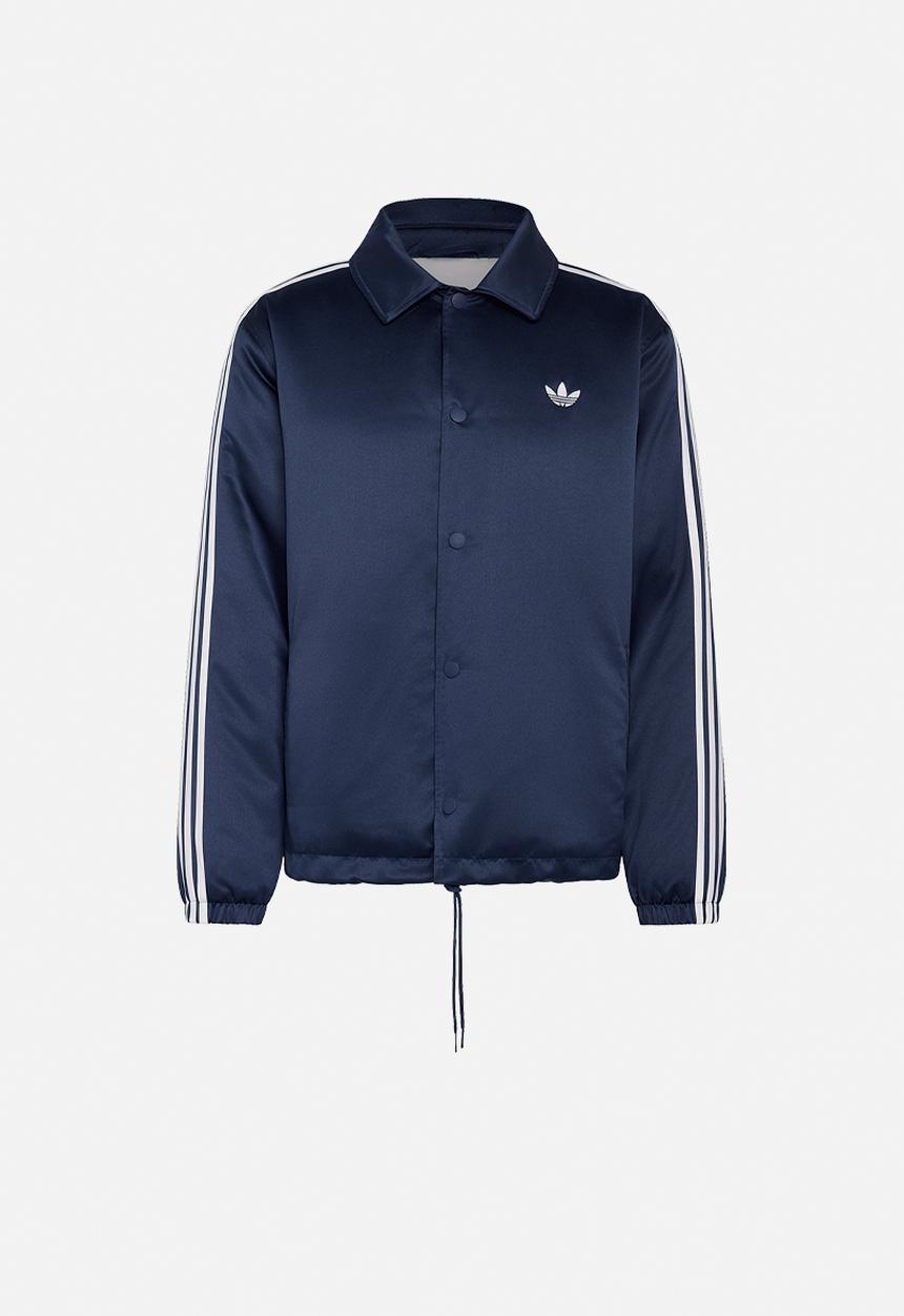 adidas Originals - 3-Stripes Satin Padded Jacket - Night Indigo Navy