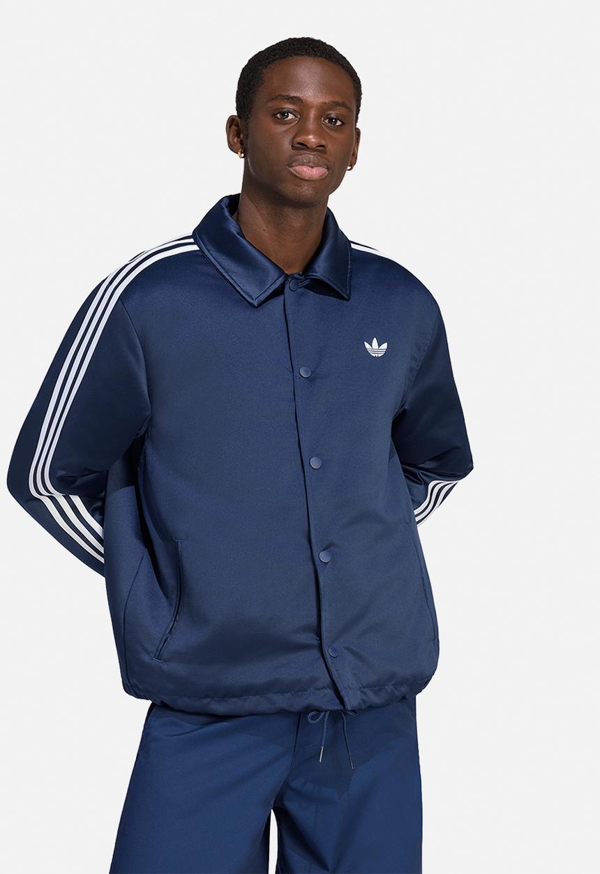 adidas Originals - 3-Stripes Satin Padded Jacket - Night Indigo Navy