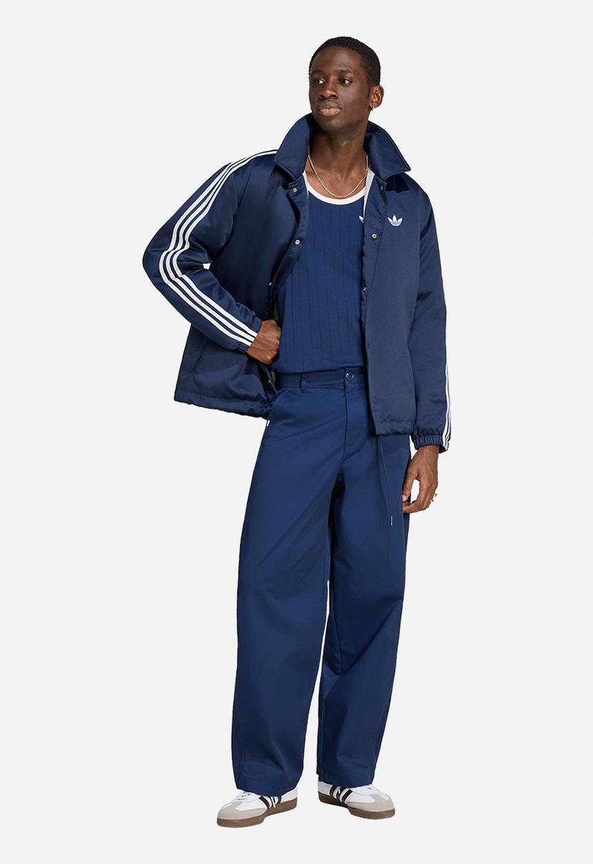adidas Originals - 3-Stripes Satin Padded Jacket - Night Indigo Navy