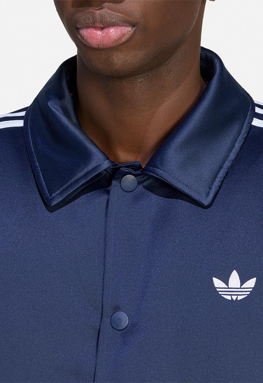 adidas Originals - 3-Stripes Satin Padded Jacket - Night Indigo Navy