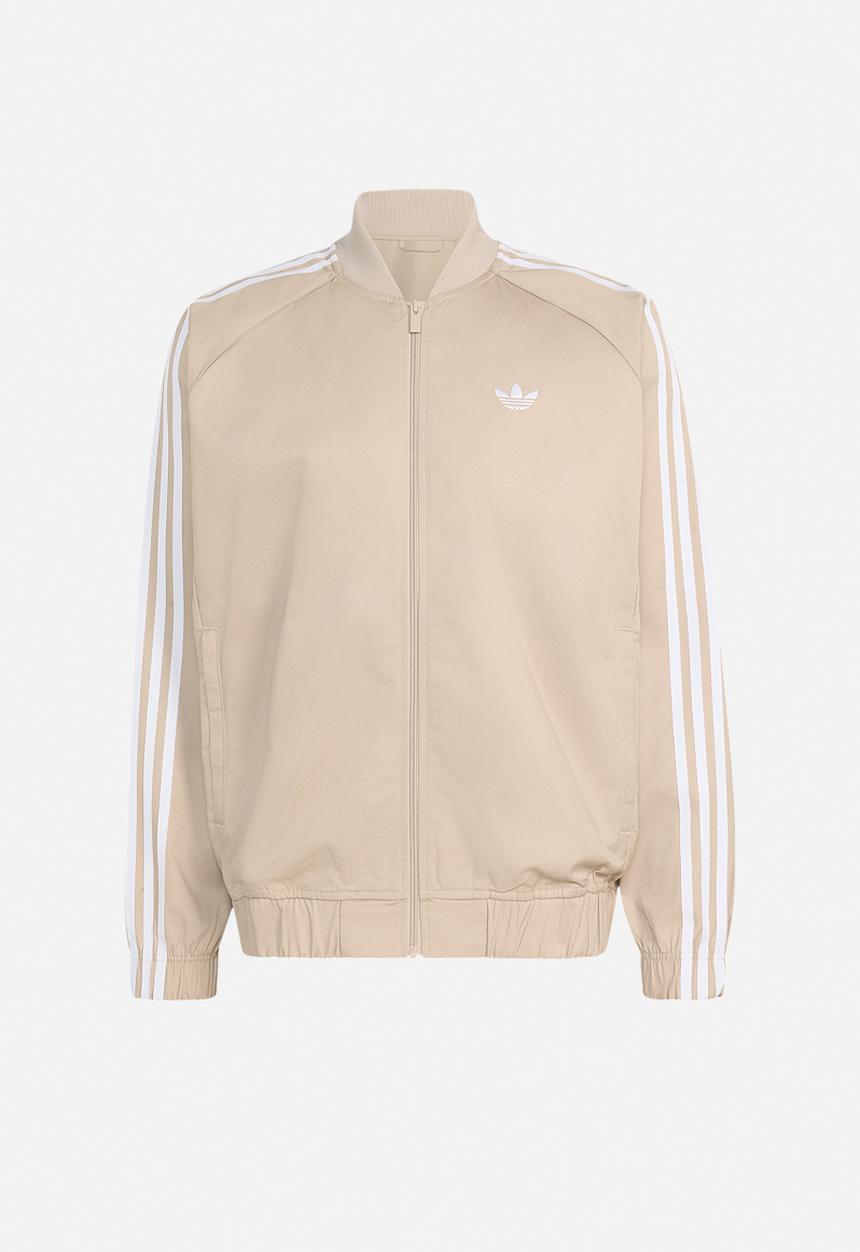 adidas Originals - SST Adicolor Classics Cotton Twill Tracktop- Khaki Three Beige