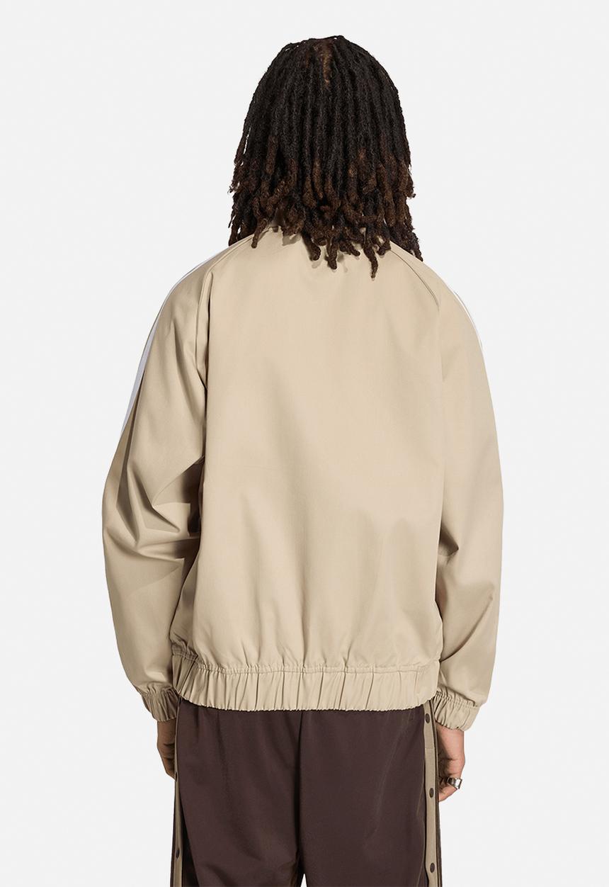 adidas Originals - SST Adicolor Classics Cotton Twill Tracktop- Khaki Three Beige