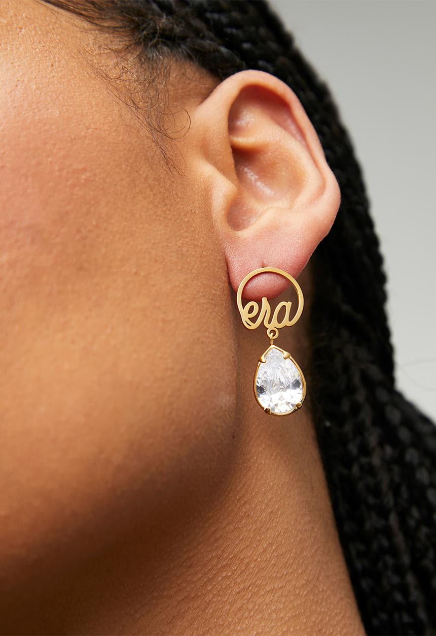 ERA by DJ Zinhle - ERA teardrop earring - Gold
