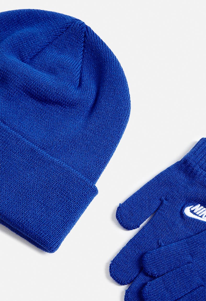 Nike - Beanie and glove set - game royal