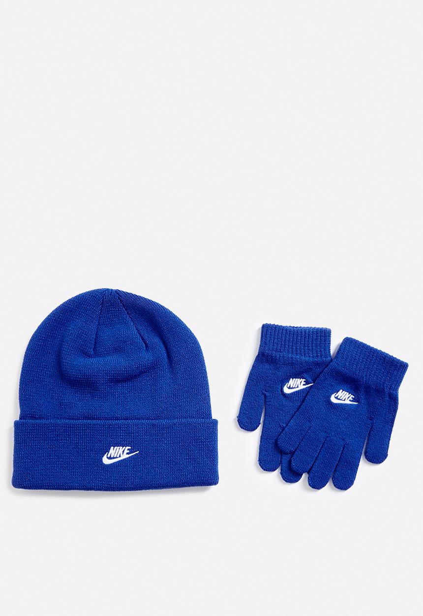 Nike - Beanie and glove set - game royal