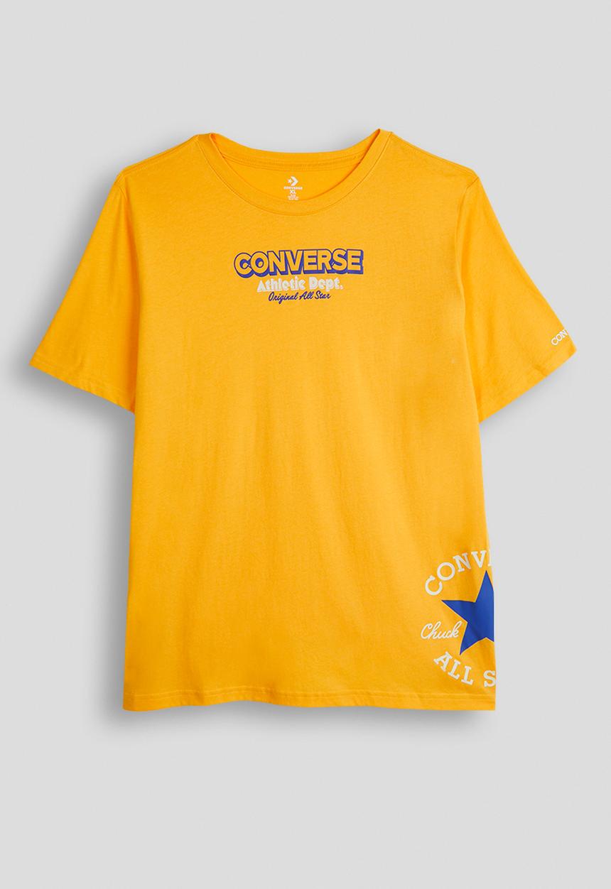 Converse - Cnvb Lg Dctp Hit Gfx Tee - Gold Palm