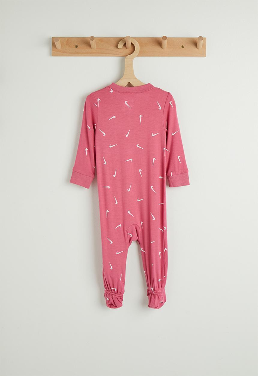 Nike - Nkn Aop Viscose Footed Coveral - Nike Peony