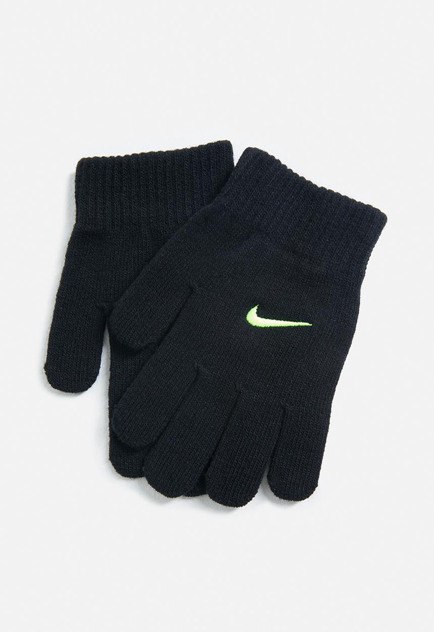 Nike - Nike swoosh repeat beanie set - black