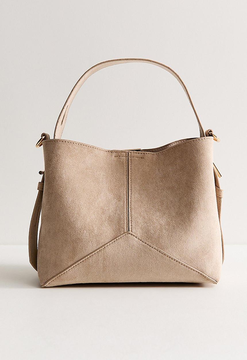New Look - Marine Suedette Bucket - Mink