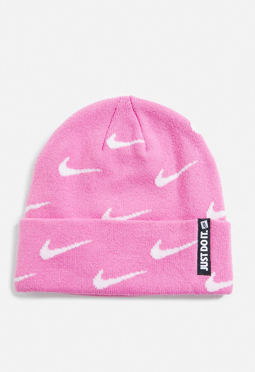 Nike - Nike swoosh repeat beanie set - magic flamingo