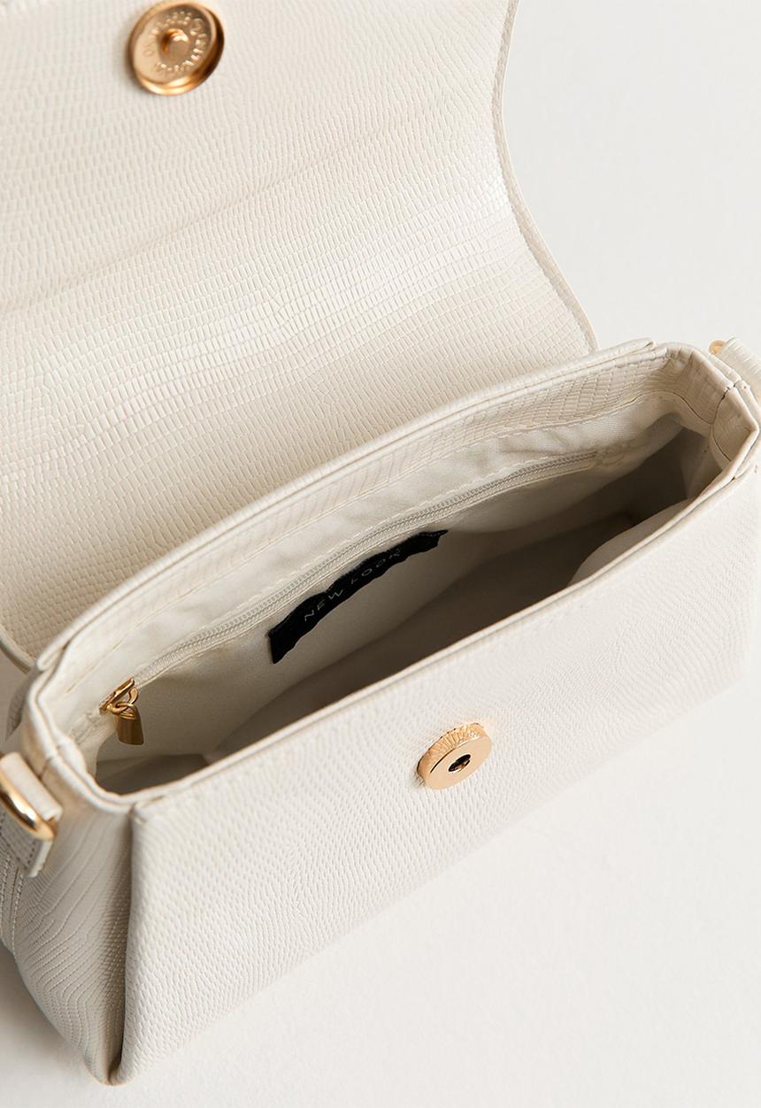 New Look - Mini Tori Lizard Xbody - White