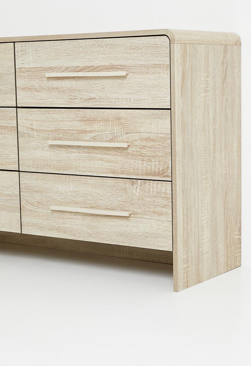 Sixth Floor - Millie 6 Drawer - Natural