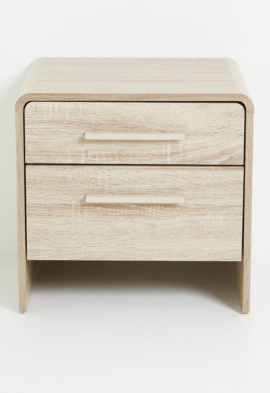 Sixth Floor - Millie 2 Drawer Bedside Table - Natural