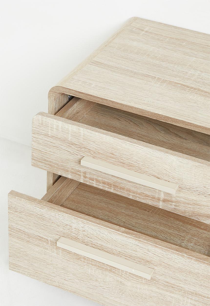 Sixth Floor - Millie 2 Drawer Bedside Table - Natural