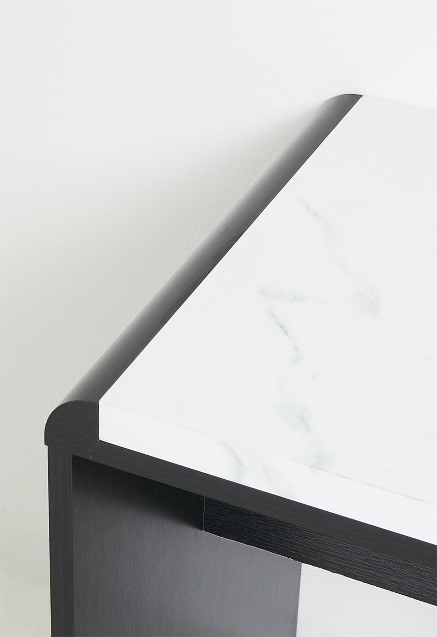 Sixth Floor - Freya Bedside Table - Black