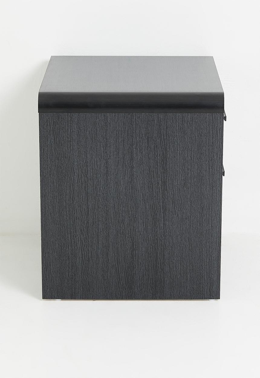 Sixth Floor - Millie 2 Drawer Bedside Table - Black
