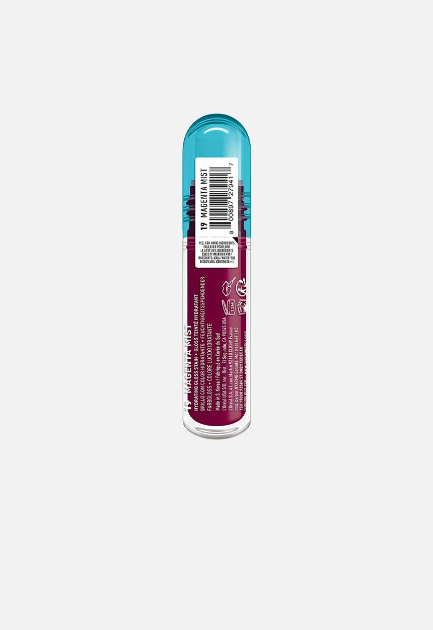 NYX Professional Makeup - Lip I.V Hydrating Lip Gloss Stain - Magenta Mist 19