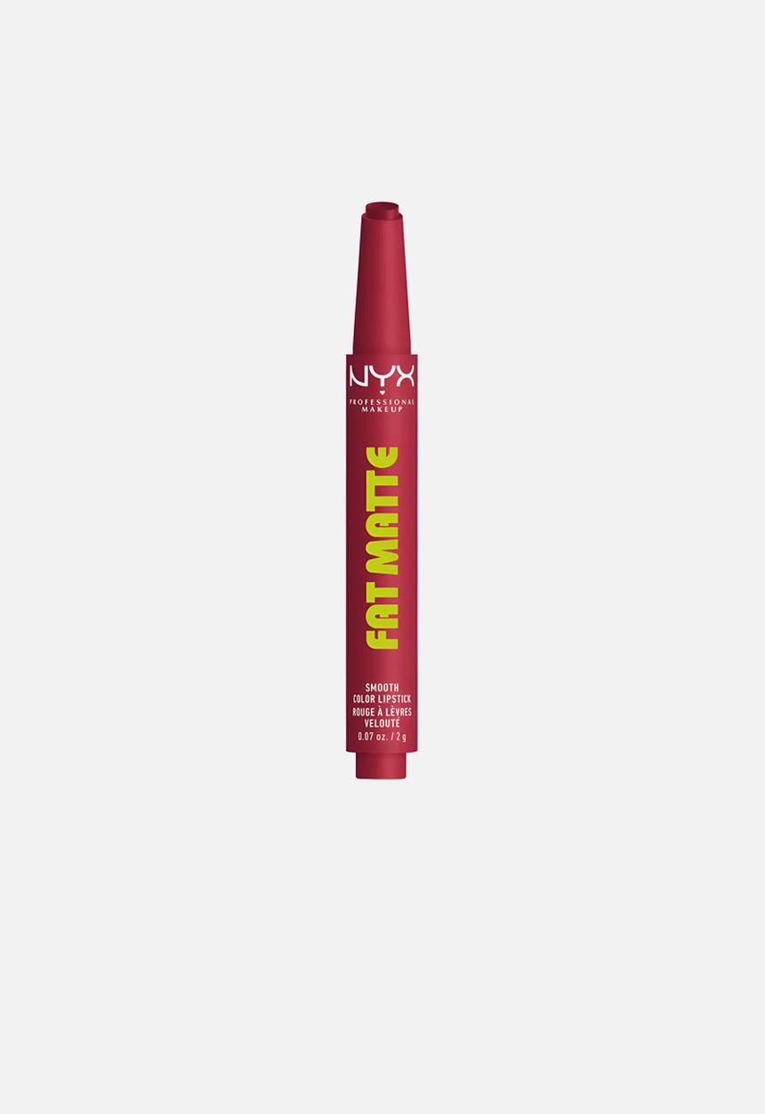 NYX Professional Makeup - Fat Matte Smooth Colour Lipstick - 16 Plushin Plum