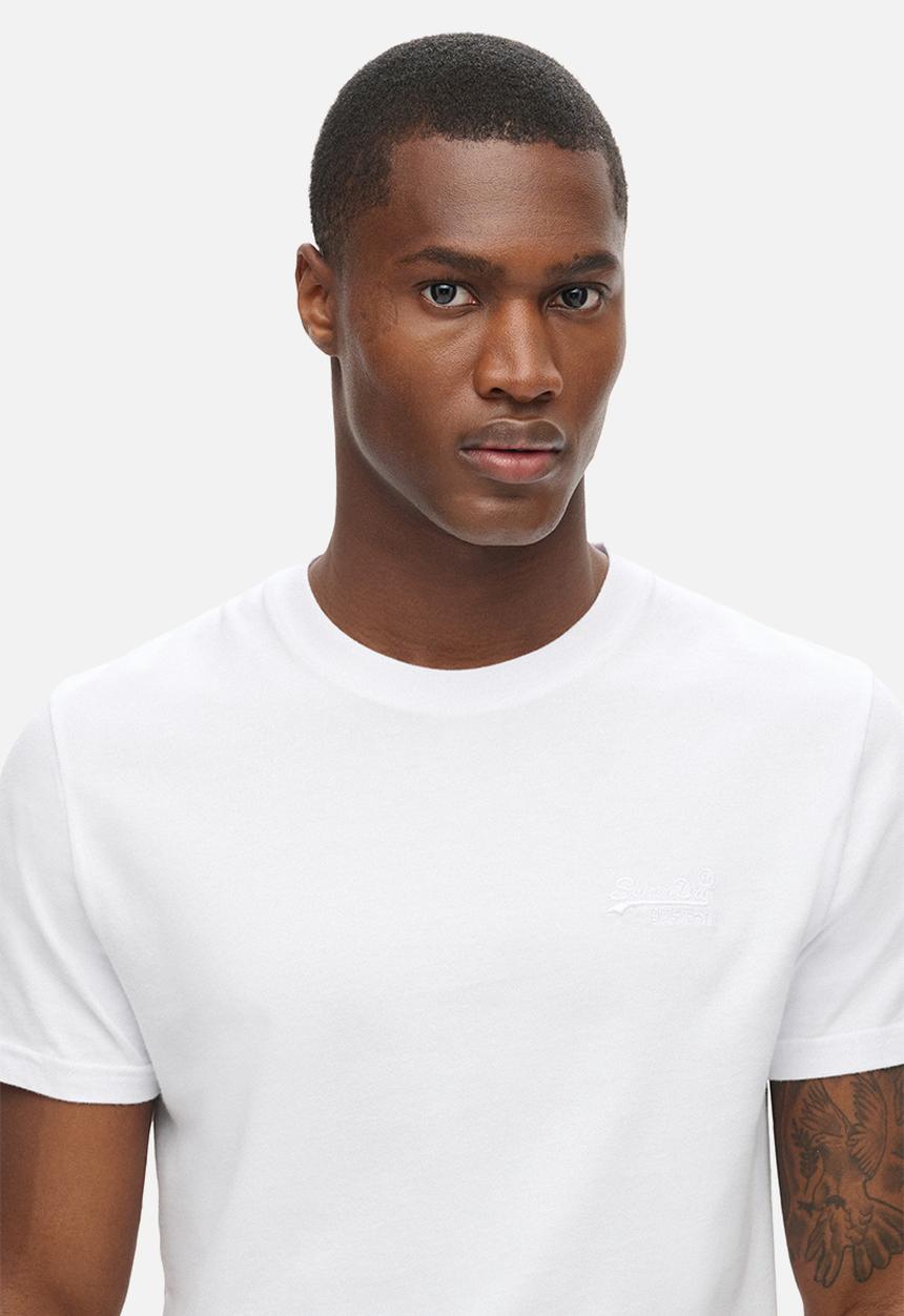 Superdry. - Essential Logo Emb Tee - Optic