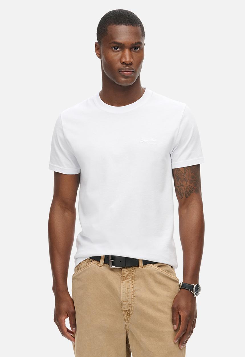 Superdry. - Essential Logo Emb Tee - Optic