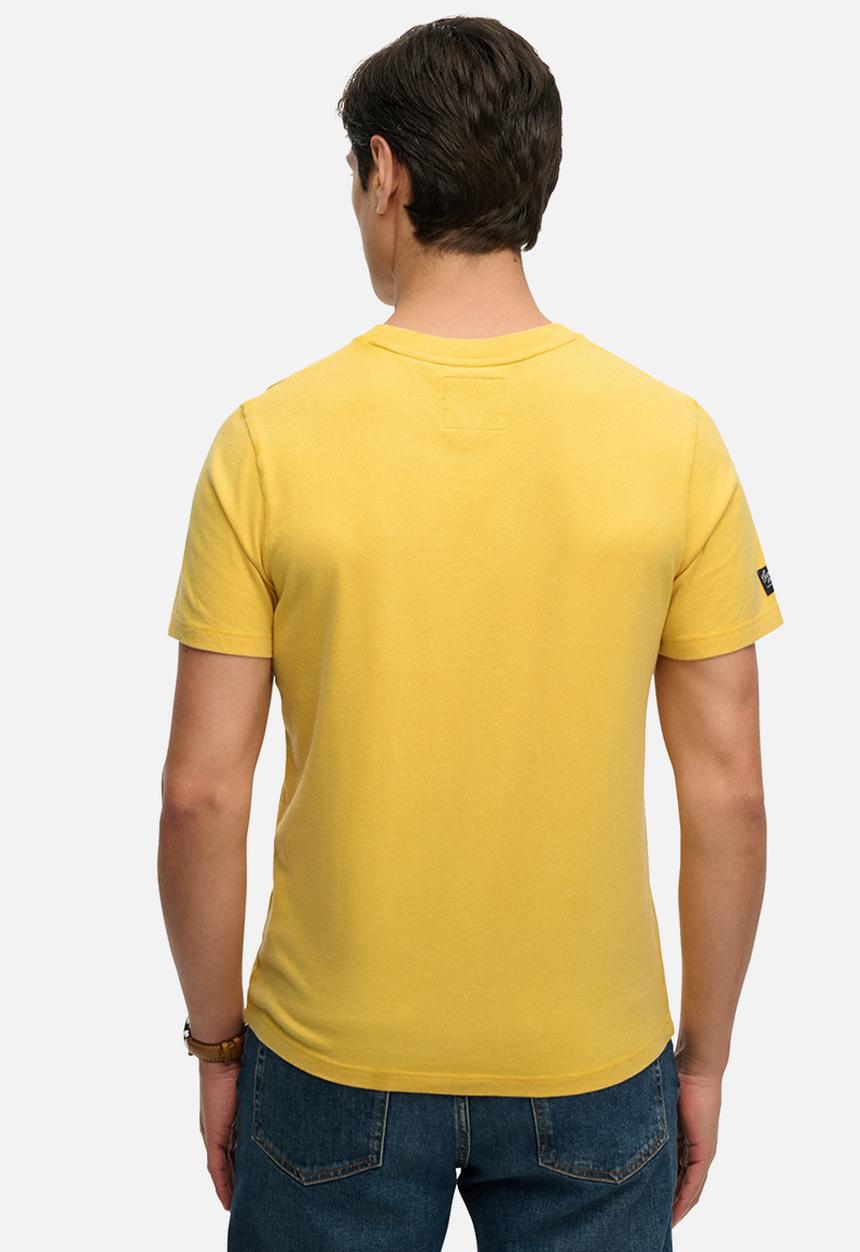 Superdry. - Industry Worker Relaxed Tee - Daffodil Yellow