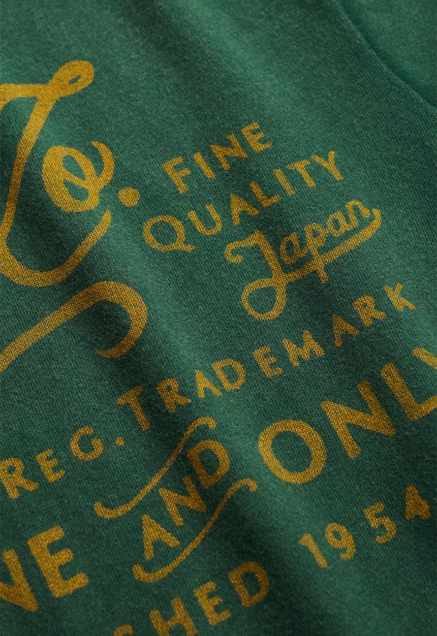 Superdry. - Industry Worker Relaxed Tee - Enamel Green