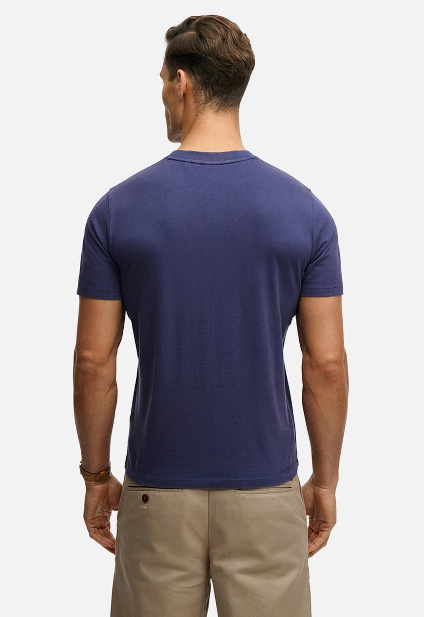 Superdry. - 1954 Company Relaxed Tee - Patriot Blue