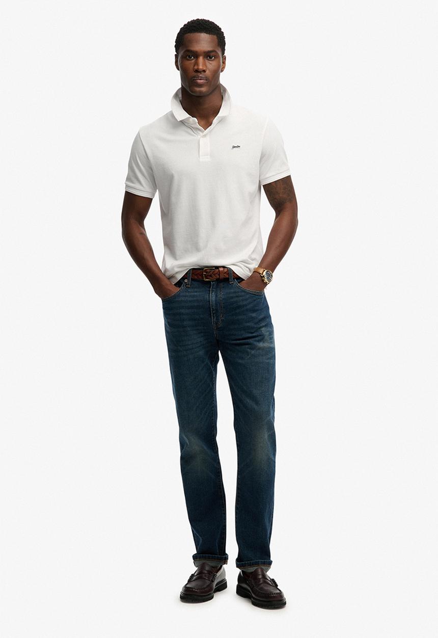 Superdry. - Classic Pique Polo - Optic