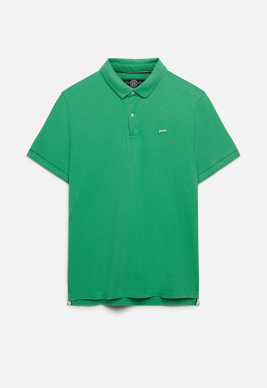 Superdry. - Classic Pique Polo - Island Green