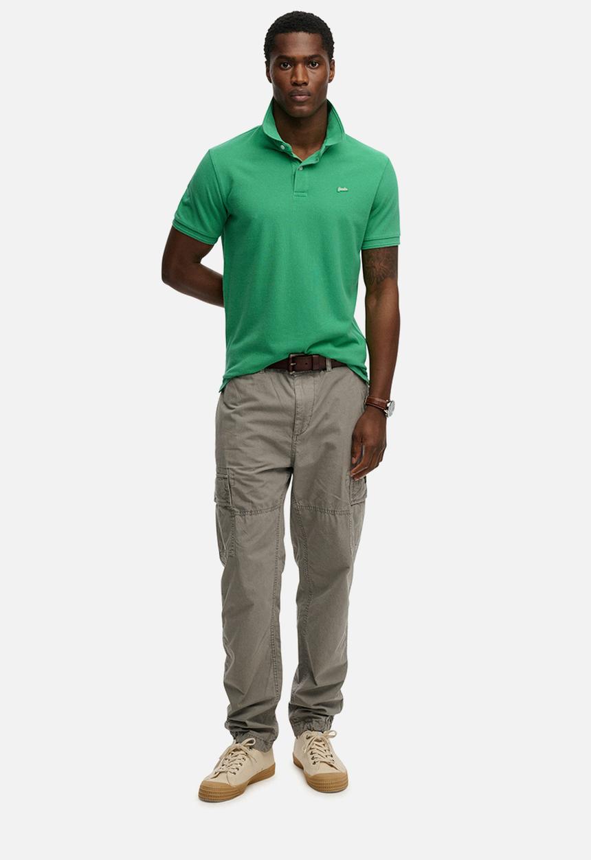 Superdry. - Classic Pique Polo - Island Green