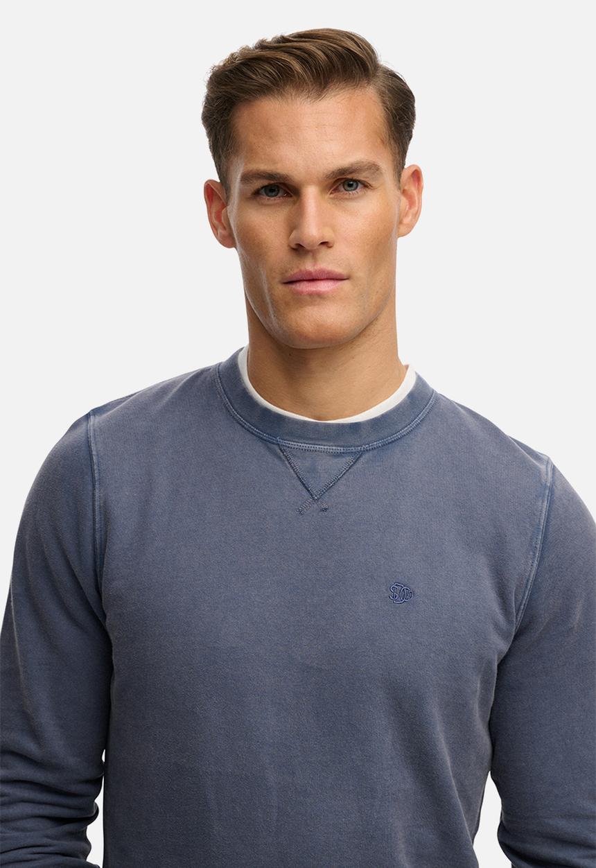 Superdry. - Classic Essential Sweatshirt - Vintage Indigo