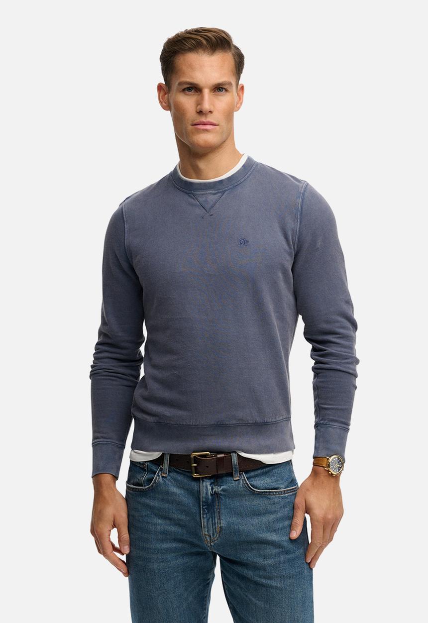 Superdry. - Classic Essential Sweatshirt - Vintage Indigo