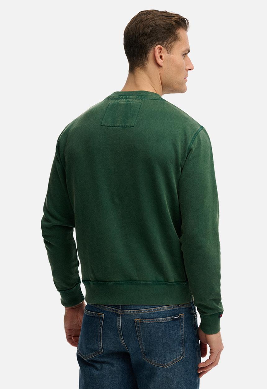Superdry. - Vintage Athletic Crew - Dark Green