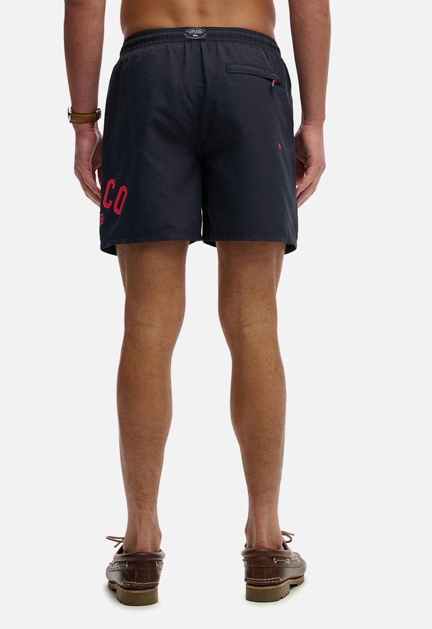 Superdry. - Printed Logo 16 Swim Short - Eclipse Navy