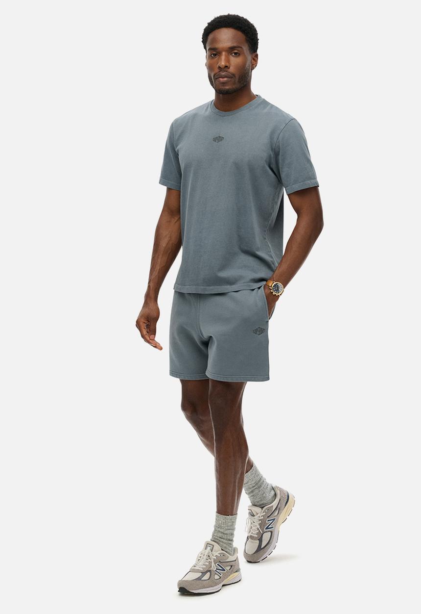 Superdry. - Micro Logo Short - Stormy Weather Blue