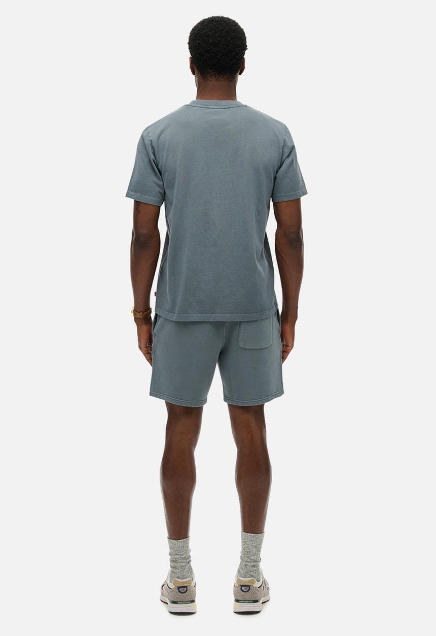 Superdry. - Micro Logo Short - Stormy Weather Blue