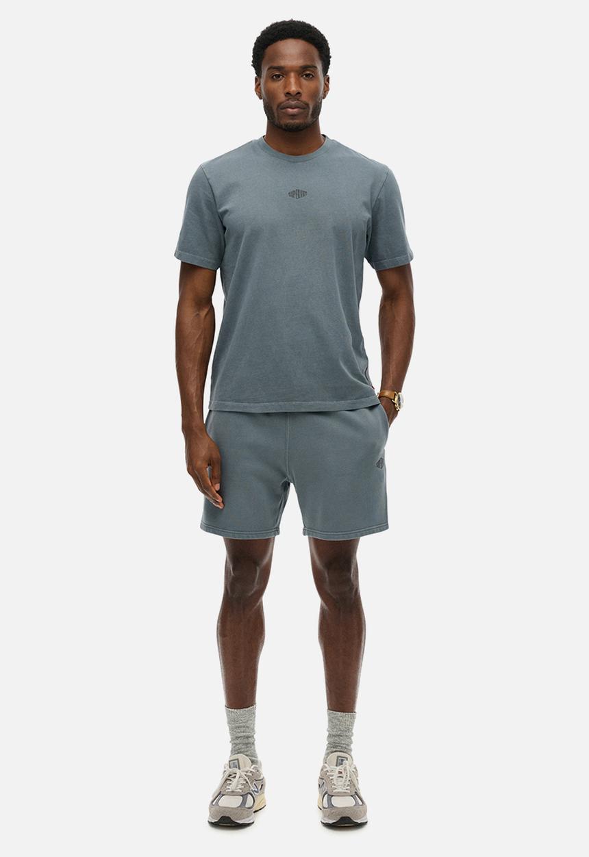 Superdry. - Micro Logo Short - Stormy Weather Blue