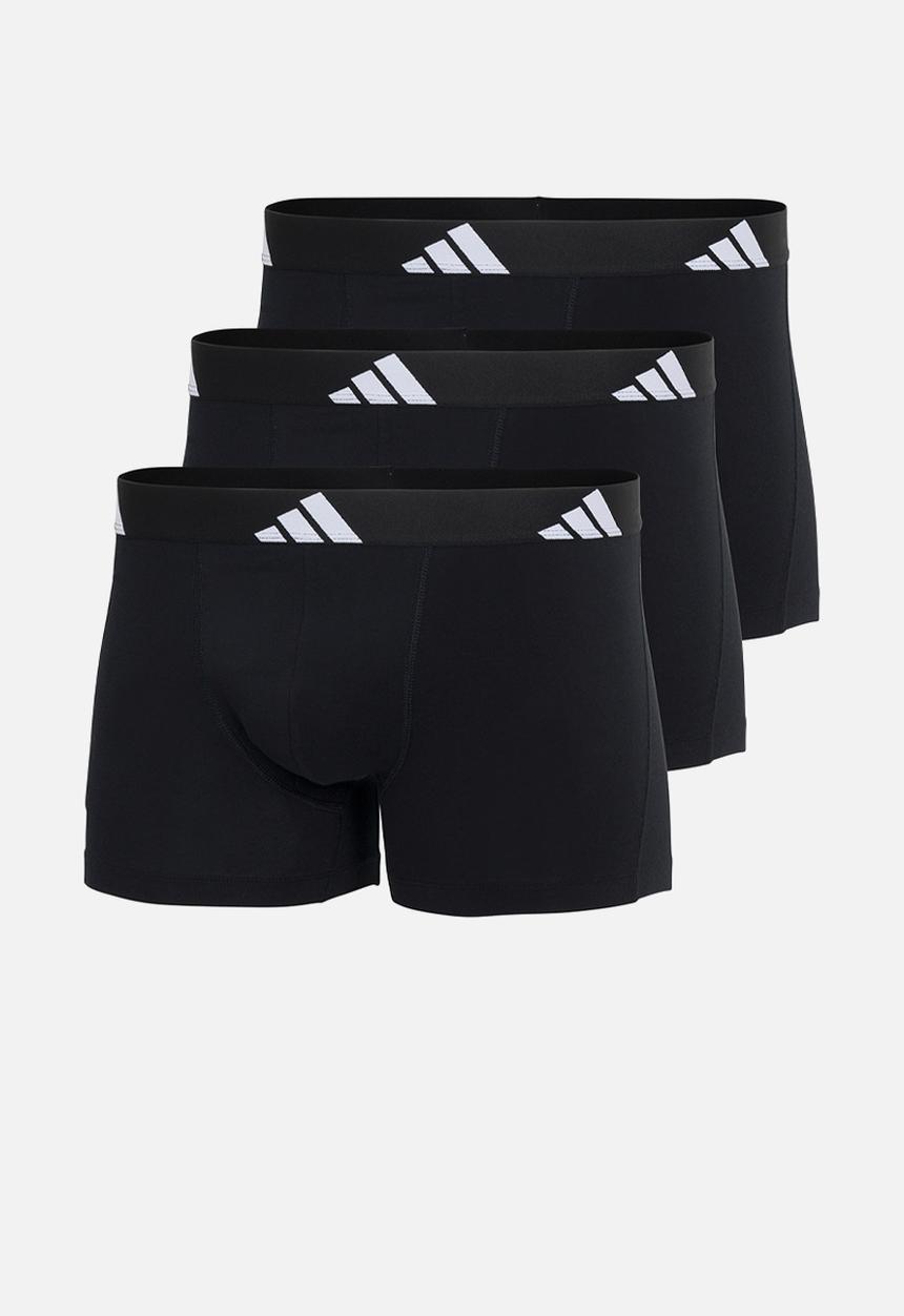 adidas Performance - Active Flex Cotton - 3PK Trunk - black